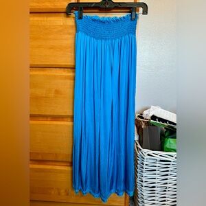 Aerie blue maxi skirt